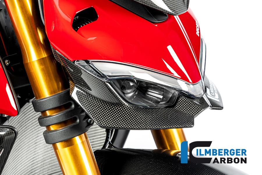 Ilmberger Carbon Verkleidungsoberteil unten glanz für Ducati Streetfighter V4 V2 2020-