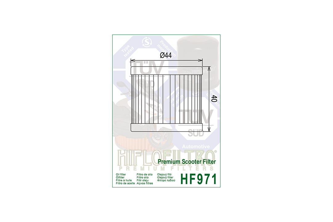 HIFLO Ölfilter HF971 für diverse Suzuki Modelle