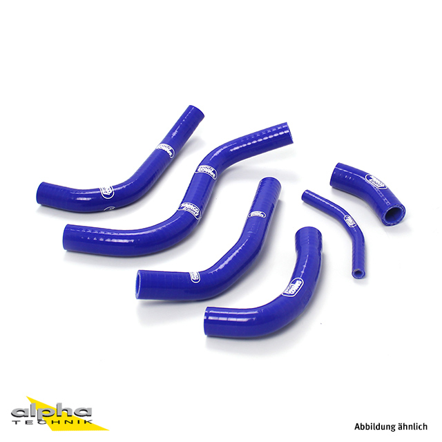 SAMCO SPORT Siliconschlauch Kit OEM Design blau für Suzuki RMZ250 Modelljahr 2013-2018