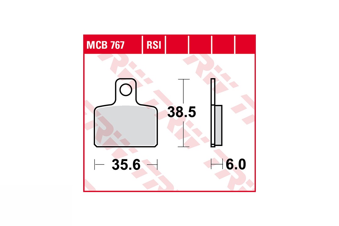 TRW Bremsbelagsatz Sinter Offroad MCB767RSI