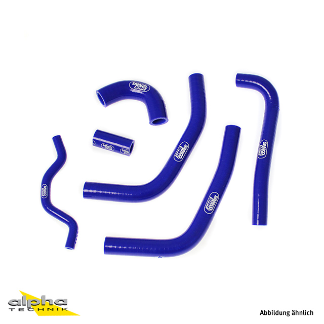 SAMCO SPORT Siliconschlauch Kit OEM Design blau für Kawasaki KX250F Modelljahr 2009-2016
