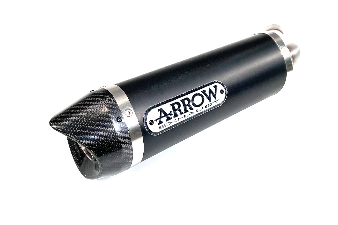 ARROW Auspuff DARK THUNDER Aluminium schwarz für Honda CB600F 2007-2013