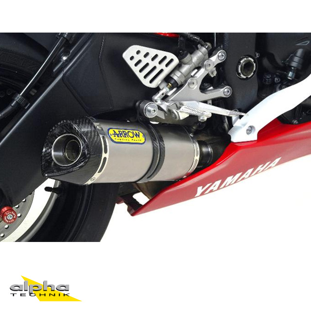 ARROW Auspuff THUNDER Titan für Yamaha YZF-R6 RJ11 / RJ15 Modelljahr 2006-2016