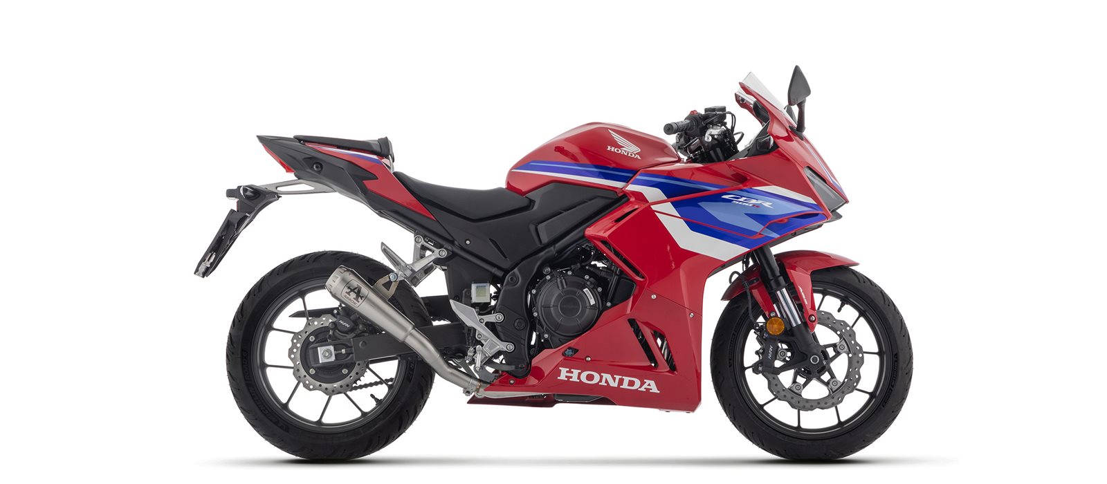 ARROW Auspuff PRO RACE Slip-On NiChrome für Honda CBR500R 2024-