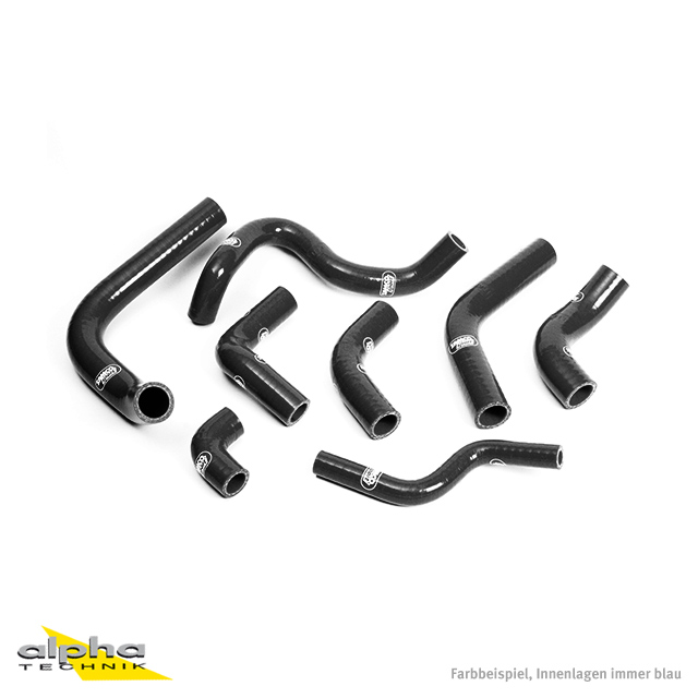 SAMCO SPORT Siliconschlauch Kit schwarz für Ducati 748 S SP SPS Biposto 916 S SP SPS Biposto 996 S SPS Biposto Modelljahr 1995-2003