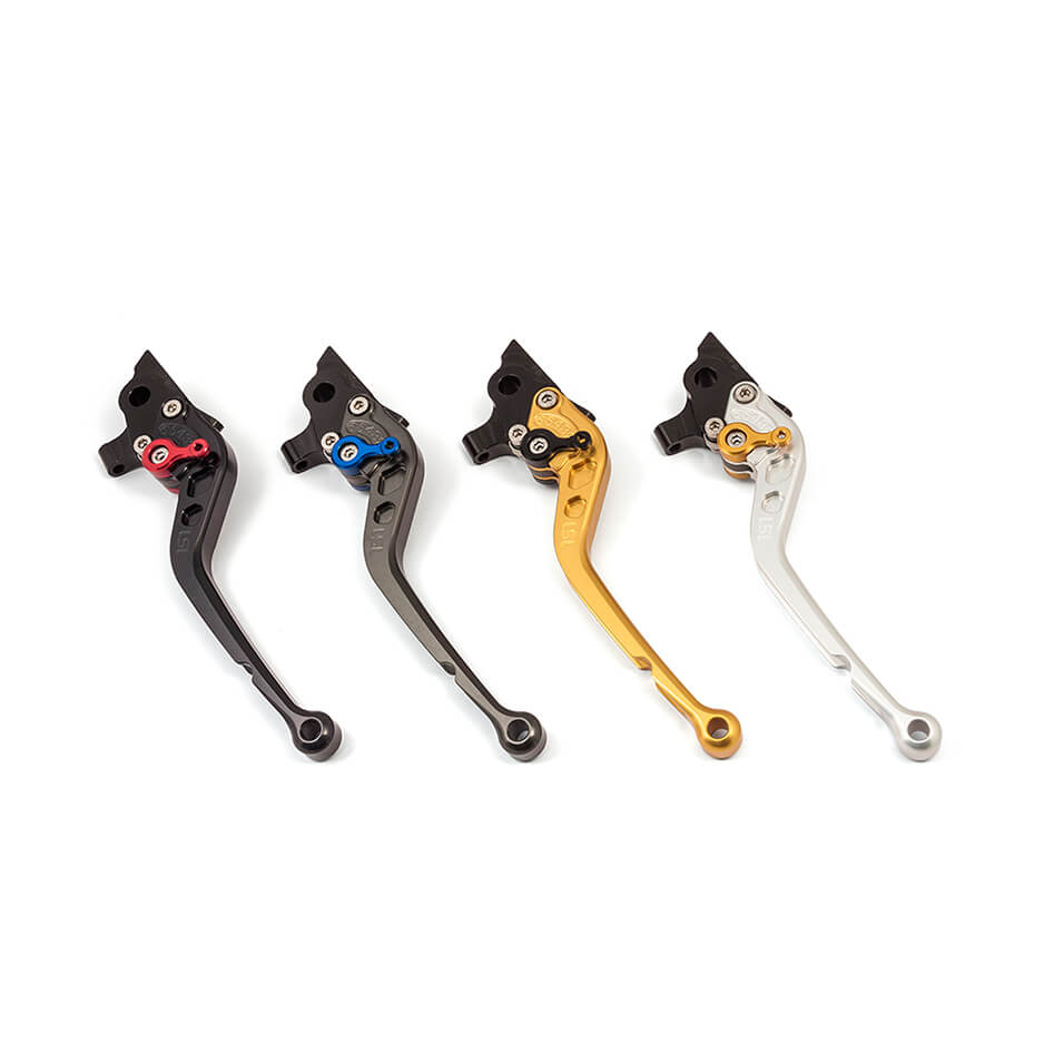 LSL Bremshebel R41X, schwarz/rot, für Harley Davidson XR1200(X), XR1, 2008-2012, XL883, XL883(L) / XL2, 2004-2013 und XL1200, XL2 / XL1200, 2004-2012