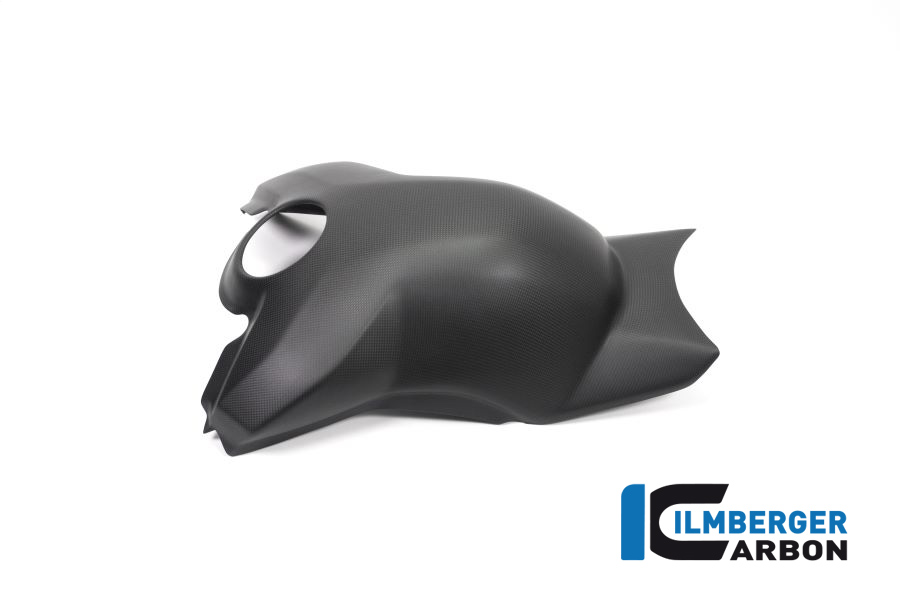 Ilmberger Carbon Tankverkleidung mit Crashpads, matt, Ducati Panigale V4, V4S, V4R 2019-