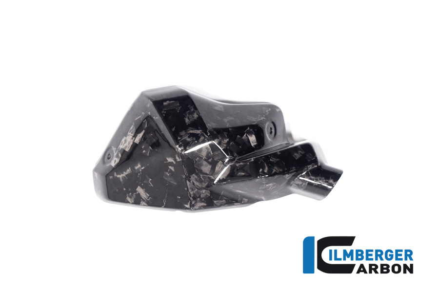 Ilmberger Carbon Einspritzdüsen Abdeckung rechts, Black Diamond Carbon, glänzend, BMW R1300GS 2023-