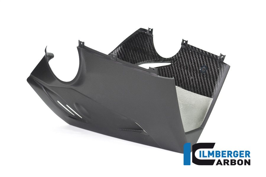 Ilmberger Carbon Verkleidungsunterteil für Akrapovic Slip On Auspuff für Ducati Panigale V4 / V4S ab2018