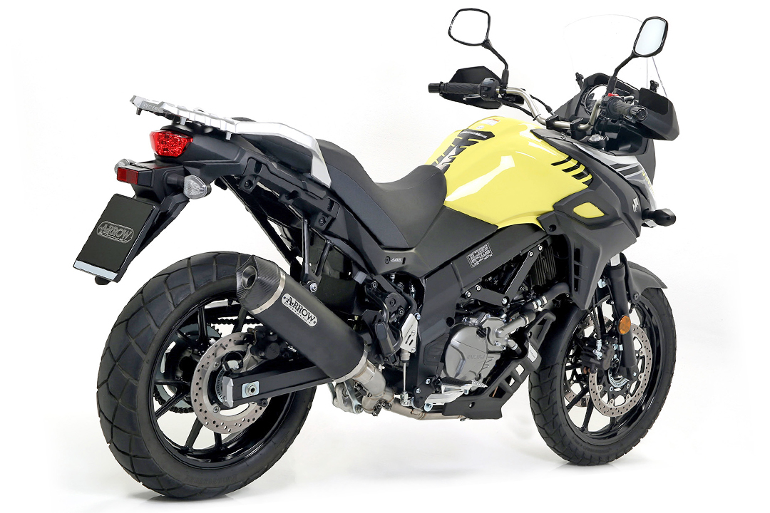 ARROW Auspuff RACE TECH für Suzuki V-Strom 650 (XT), 2017- aus Aluminium, schwarz