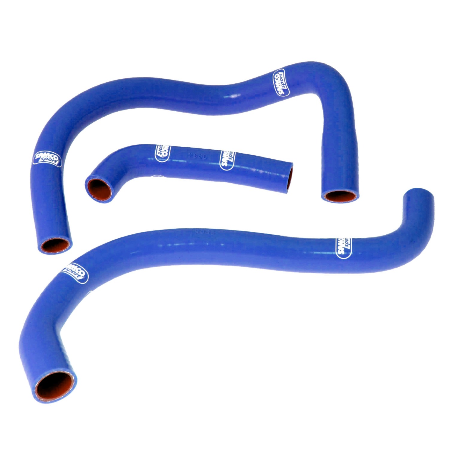 SAMCO SPORT Siliconschlauch Kit blau für Kawasaki ZXR400 nicht für H2 Modell Modelljahr 1988