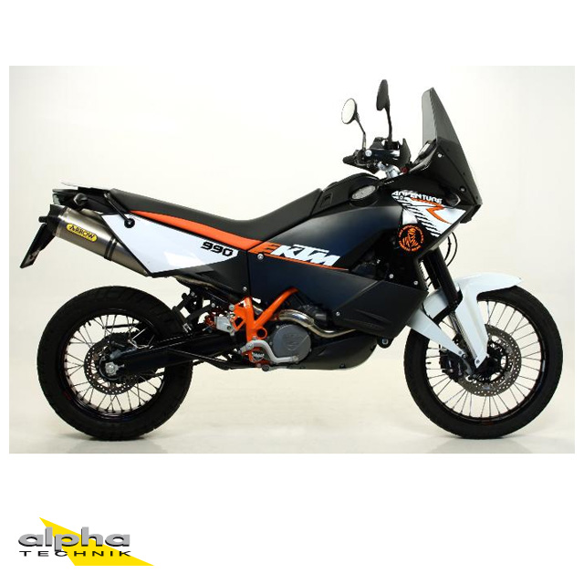 ARROW Auspuff RACE TECH für KTM 990 Adventure 2006-12 / SMT 2009-13 aus Titan