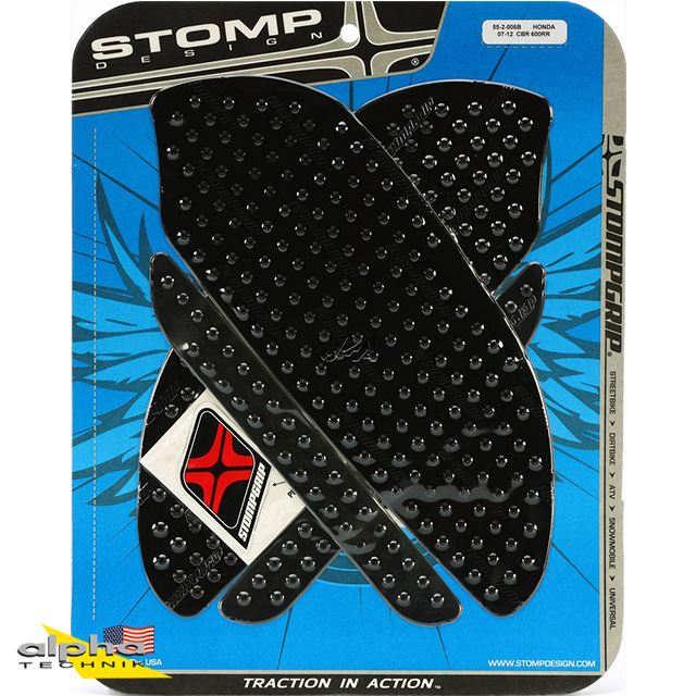 Stompgrip schwarz, Volcano, für  Honda CBR600RR, 2007-2012