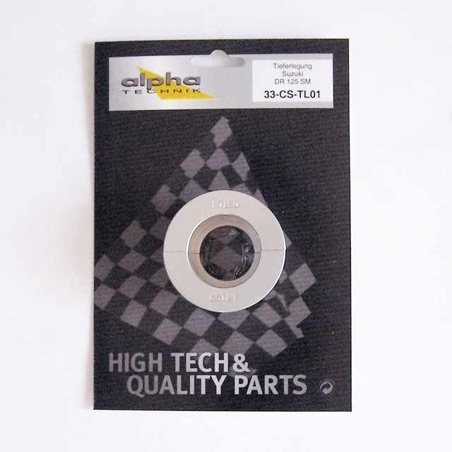 alpha Technik Tieferlegungssatz 45mm Suzuki DR125SM, Typ CS; Modelljahr 2008-