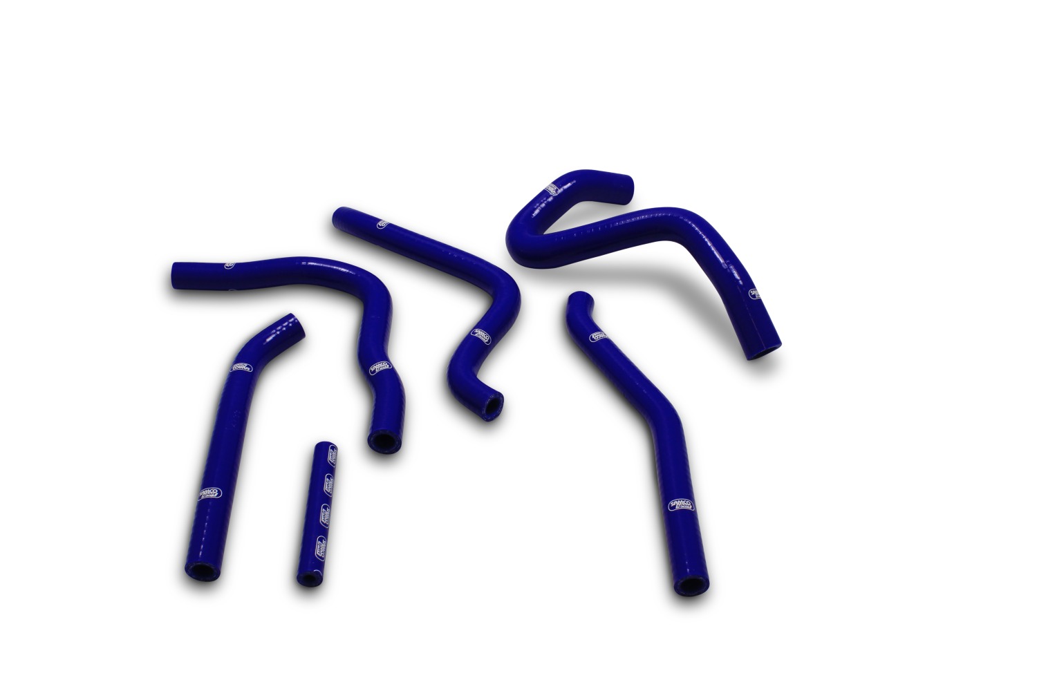 SAMCO SPORT Siliconschlauch Kit blau für Kawasaki KX250 Modelljahr 1992-1993