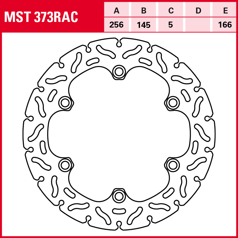TRW Bremsscheibe Sportiv starr MST373RAC