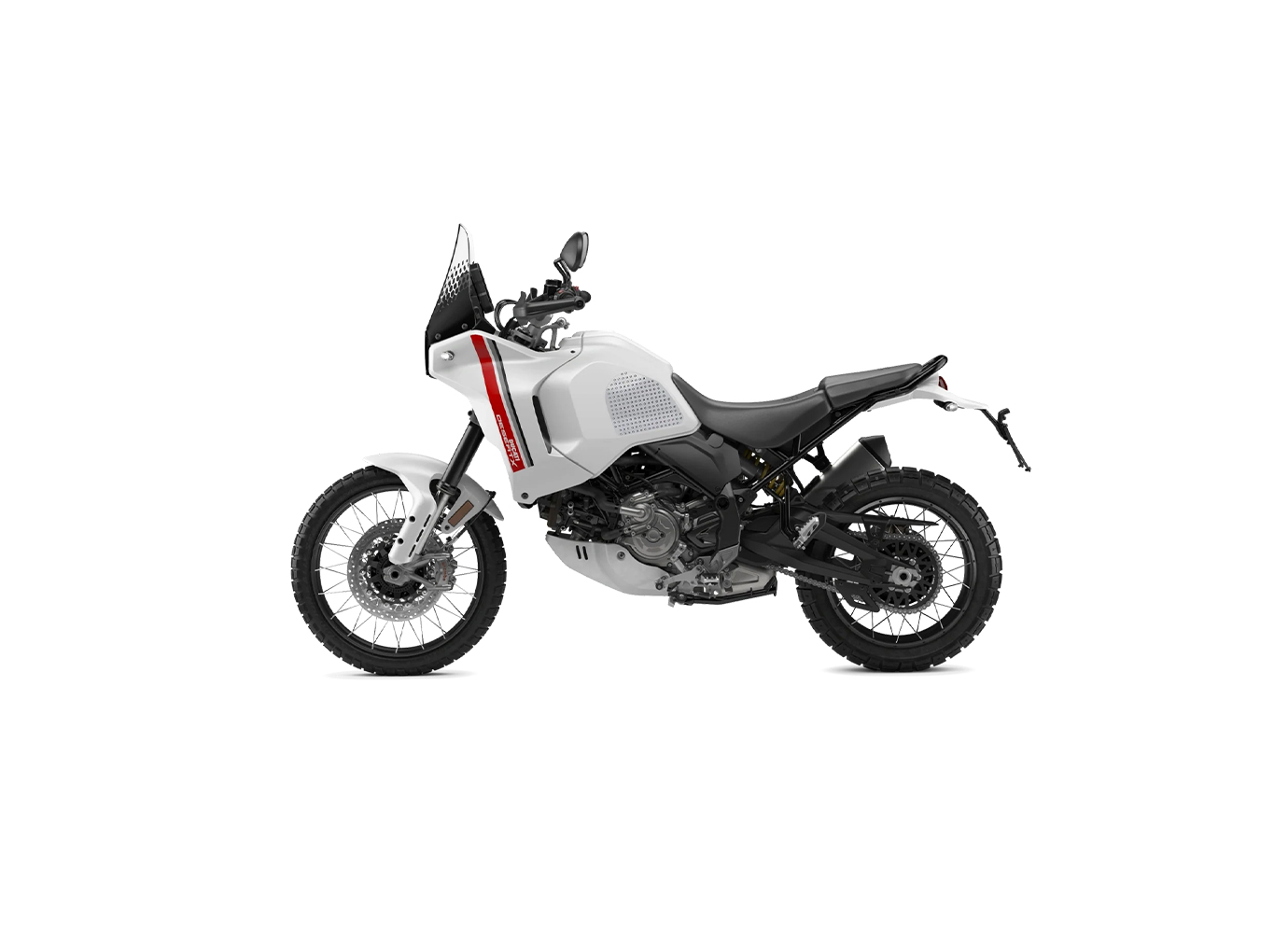 Stompgrip Tank Pad klar, Volcano, Streetbike Tank Kit für Ducati Desert X, 2022-2026, Desert X Discovery, 2024-2026, Desert X Rally, 2023-2026