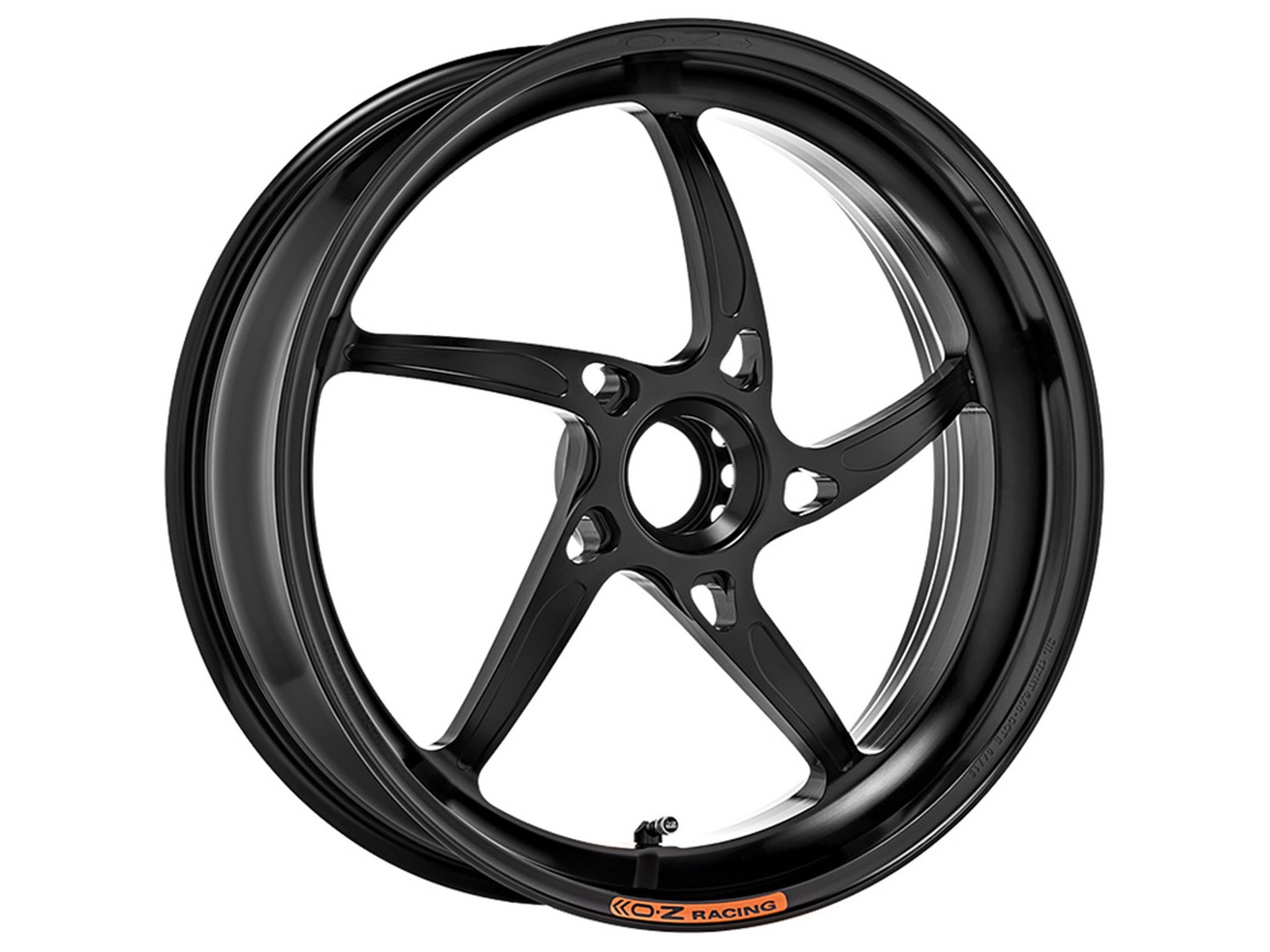 OZ Piega Aluminium hinten in schwarz glänzend für Ducati Panigale, Monster, Multistrada, Streetfighter, 1098, 1198