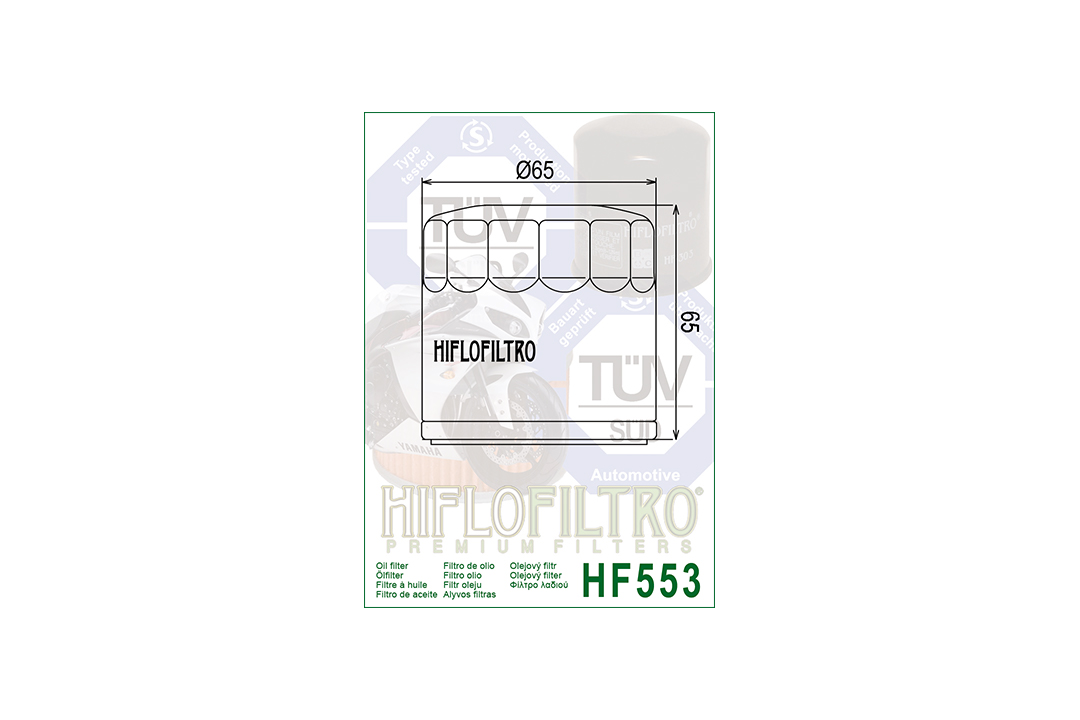HIFLO Ölfilter HF553 für diverse Benelli Modelle