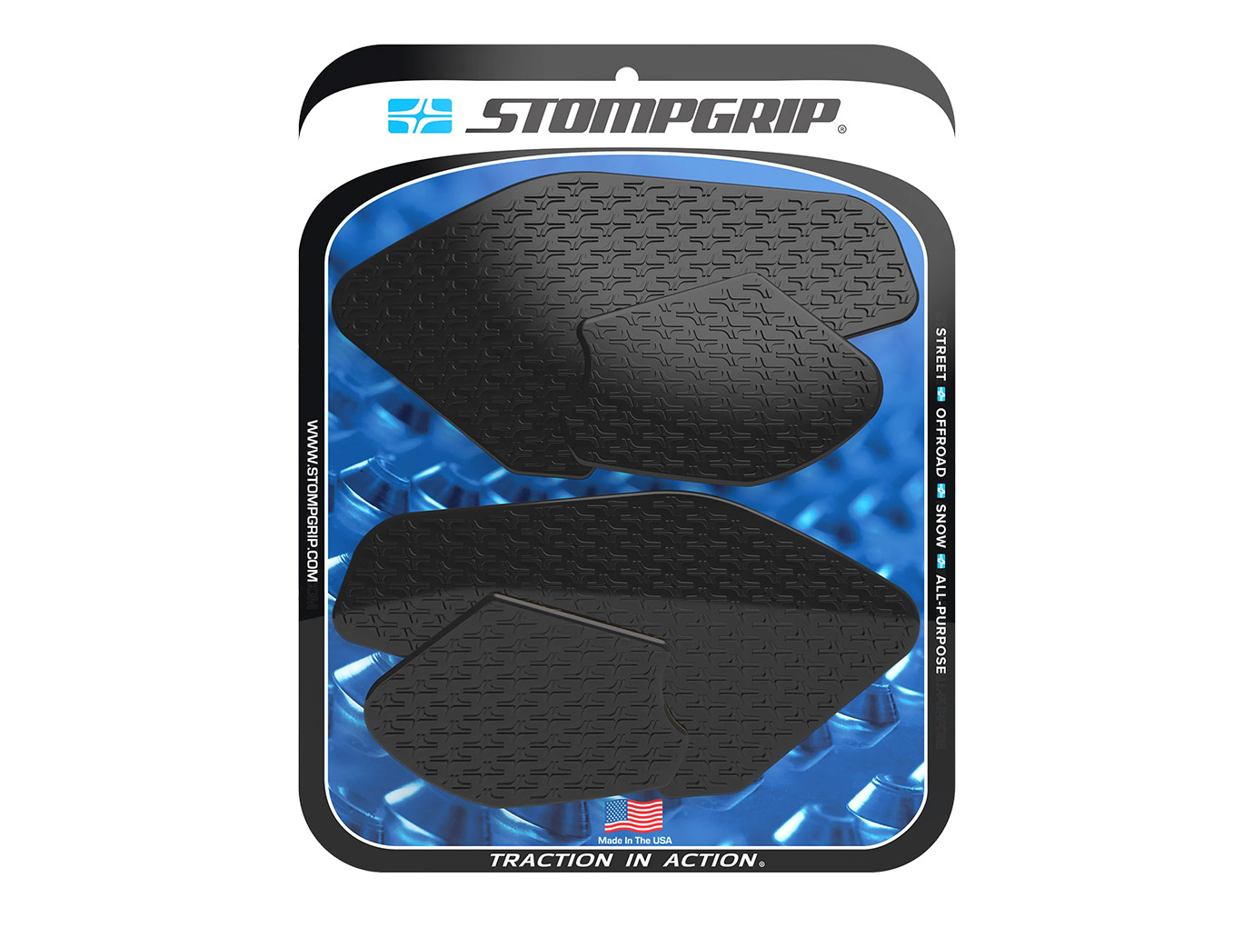 Stompgrip Tank Pad schwarz, Icon, für Yamaha MT-07, 2022-2025