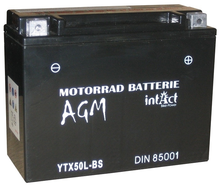 Intact AGM Batterie  YTX50L-BS