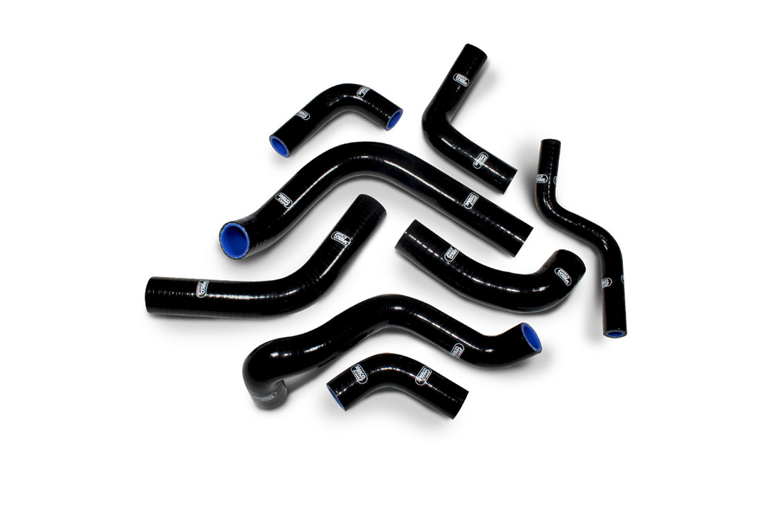 SAMCO SPORT Siliconschlauch Kit schwarz für Duacti 996R Testastretta 998R Testastretta Modelljahr 2001-2002