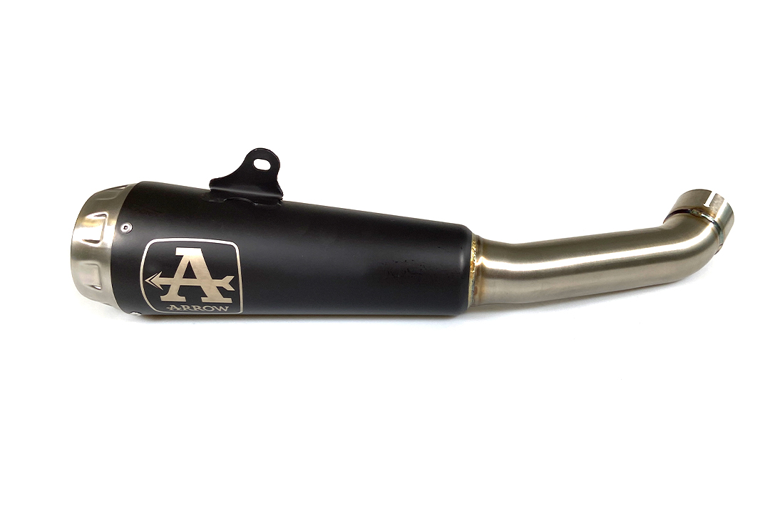 ARROW Auspuff PRO RACE Dark für KTM 125 Duke und KTM 390 Duke ab Modelljahr 2021-