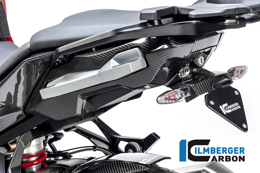 Ilmberger Carbon Rahmenheckverkleidung links, glänzend, BMW S1000XR 2020-2023