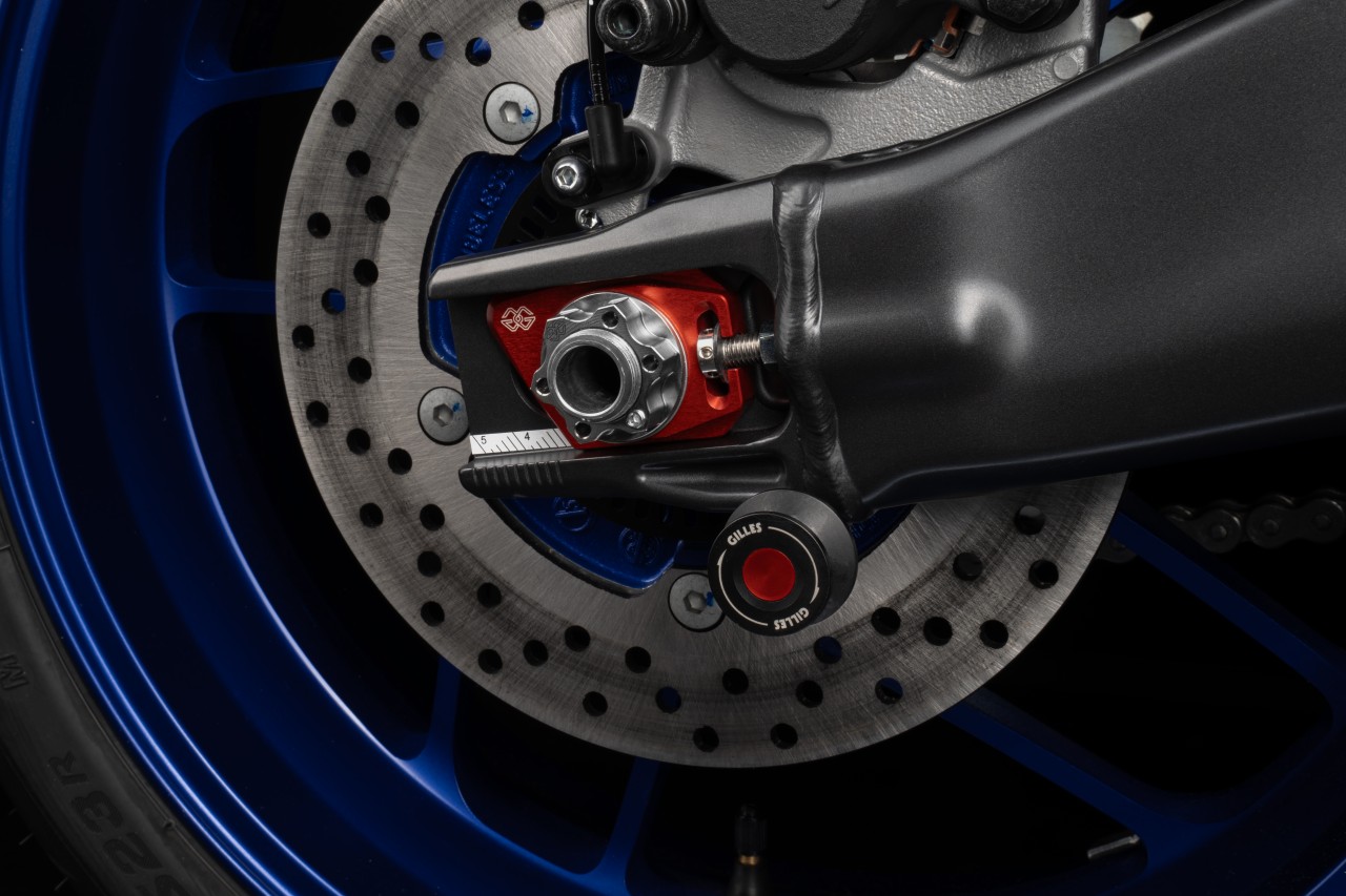 GILLES Kettenspanner schwarz für Yamaha YZF-R6 Typ RJ27 ab 2017-