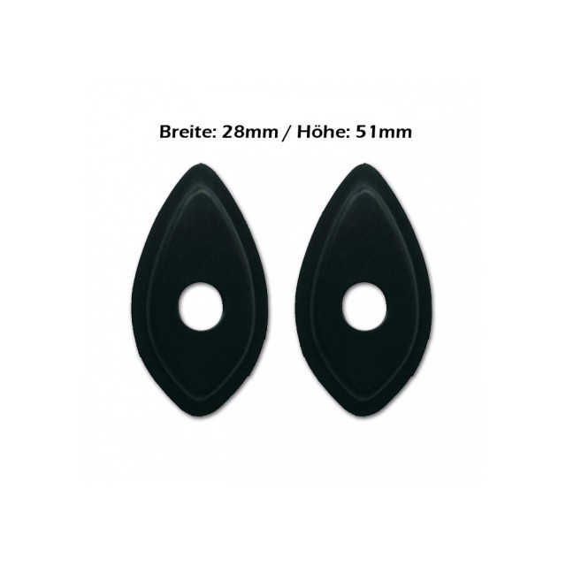 Kennzeichenhalter-Blinker-Kit SQ-LED (vorne + hinten) für Honda CB500F Typ PC58 u. CBR500R PC57 ab Modelljahr 2017