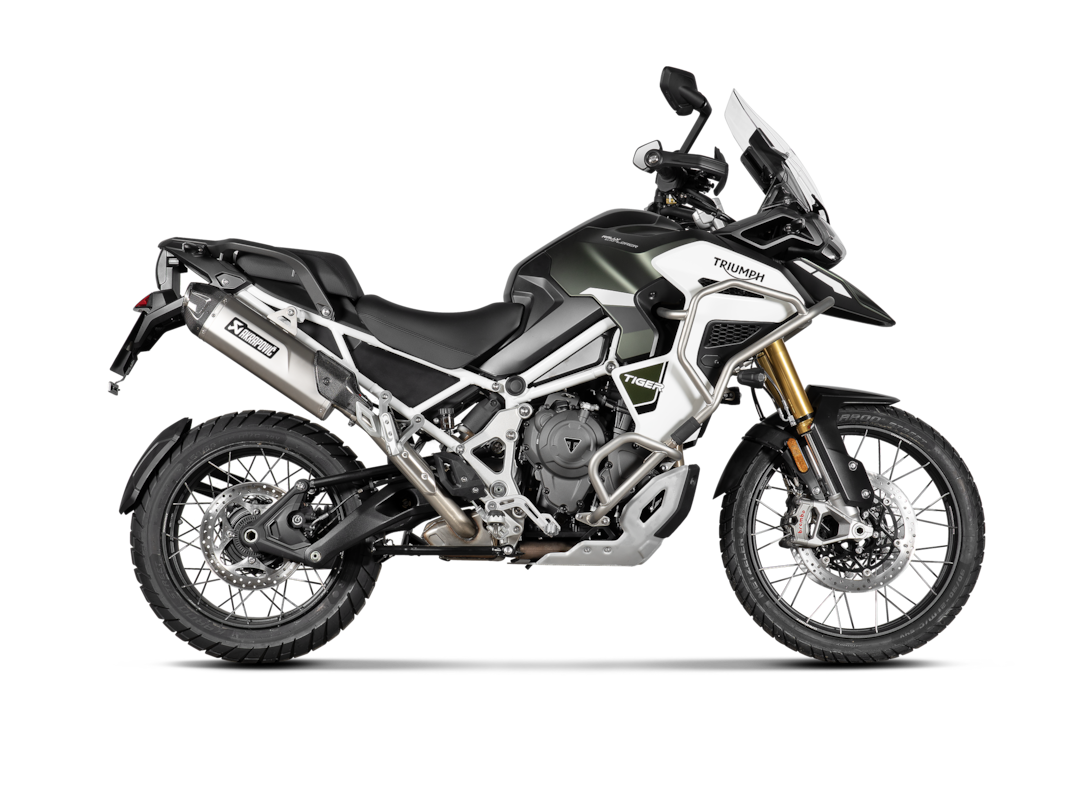 Akrapovic Slip-On Line (Titanium) Auspuffanlage für Triumph Tiger 1200 GT, Rally,  2022-2024