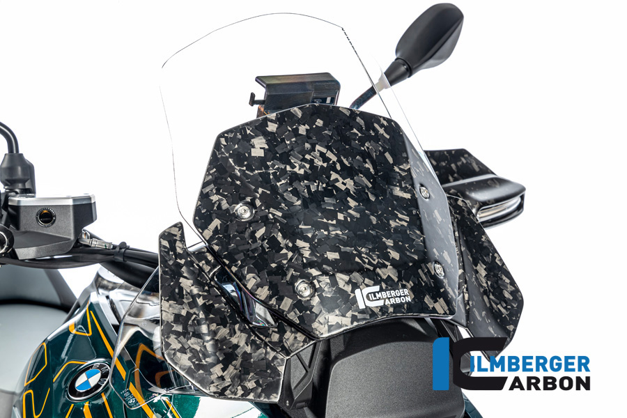 Ilmberger Carbon Windabweiser rechts, Black Diamond Carbon, matt, BMW R1300GS 2023-
