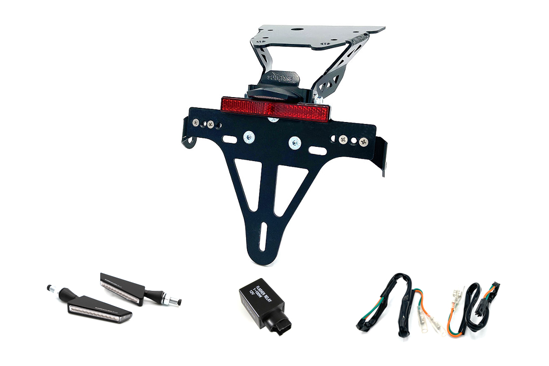 Kennzeichenhalter-Blinker-Kit BSQN für Honda NC700S/750S Typ RC61/70 ab Modelljahr 2012 (Hinten)