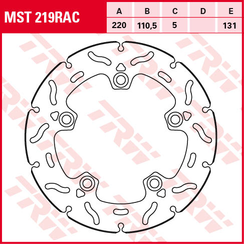 TRW Bremsscheibe Sportiv starr MST219RAC