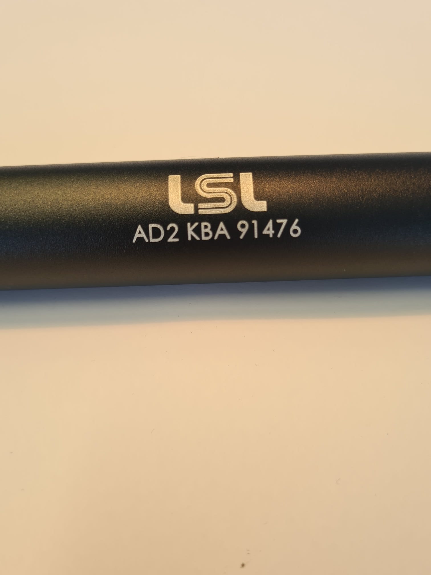 LSL Alu-Lenker Drag Bar AD 2.4 LL, 1 Zoll, matt schwarz