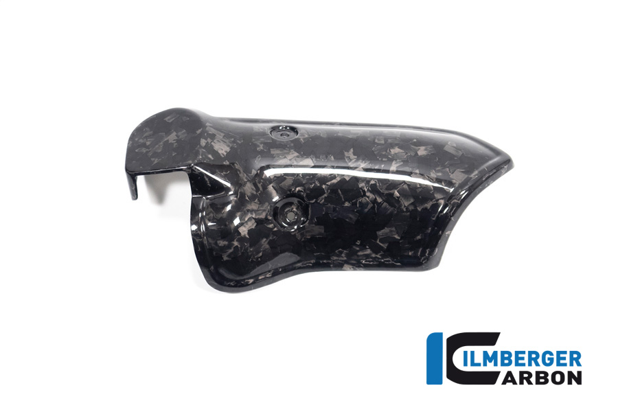 Ilmberger Carbon Auspuffhitzeschutz unten, Black Diamond Carbon, glänzend, BMW R1300GS 2023-