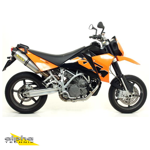 ARROW Auspuff RACE TECH für KTM 950SM / 990SM / 990SMR aus Titan