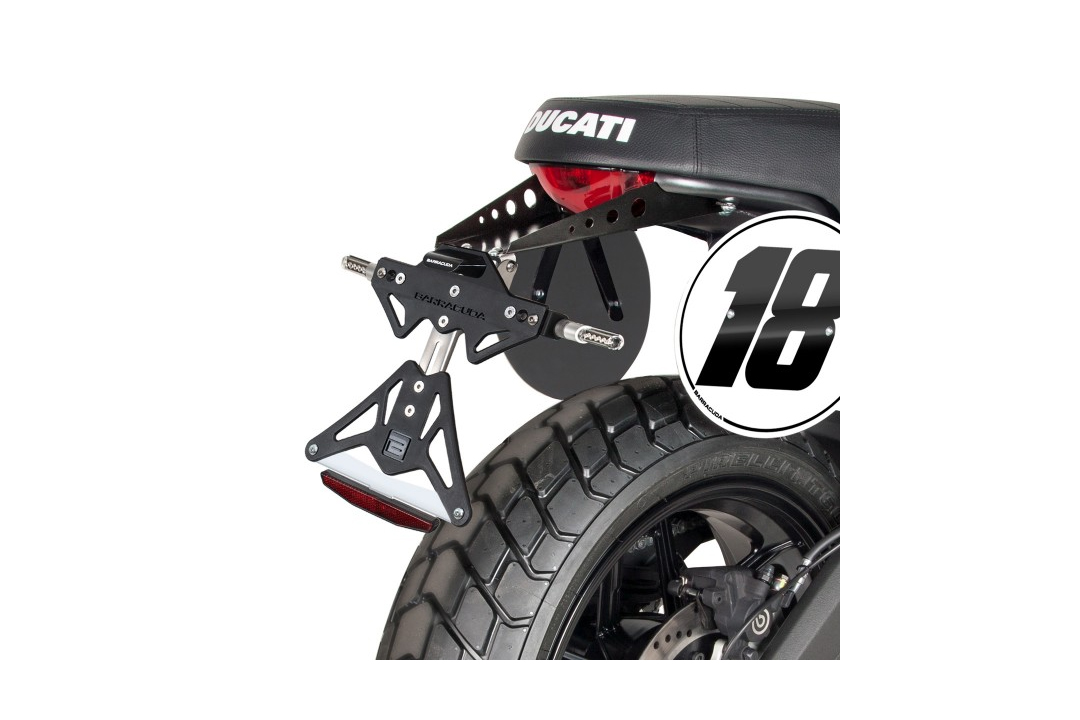 Barracuda Kennzeichenhalter für Ducati Scrambler 2015-2017