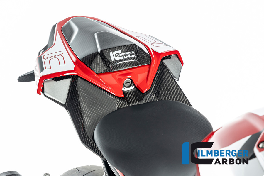 Ilmberger Carbon Soziussitzabdeckung, Carbon