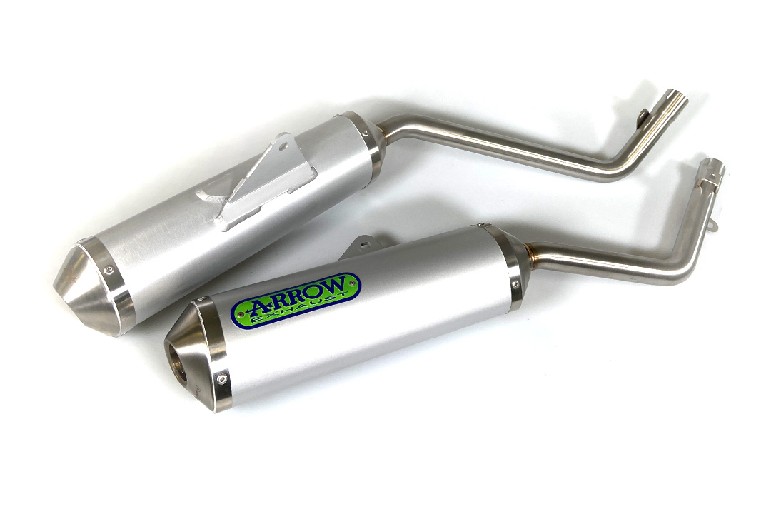 ARROW Auspuff THUNDER für Yamaha XT660R / XT660X Modelljahr 2004-2016, Aluminium