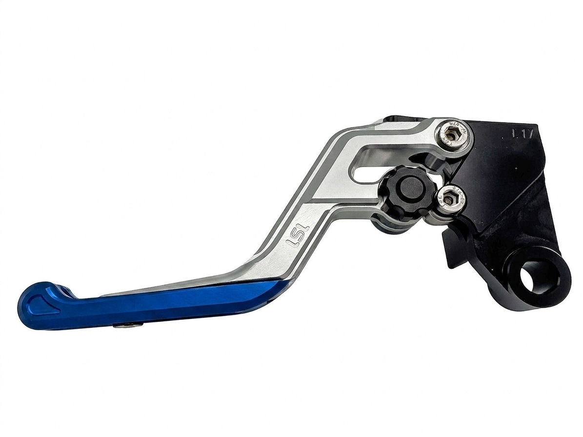 LSL ERGONIA Kupplungshebel L19 Silber/Schwarz/Blau