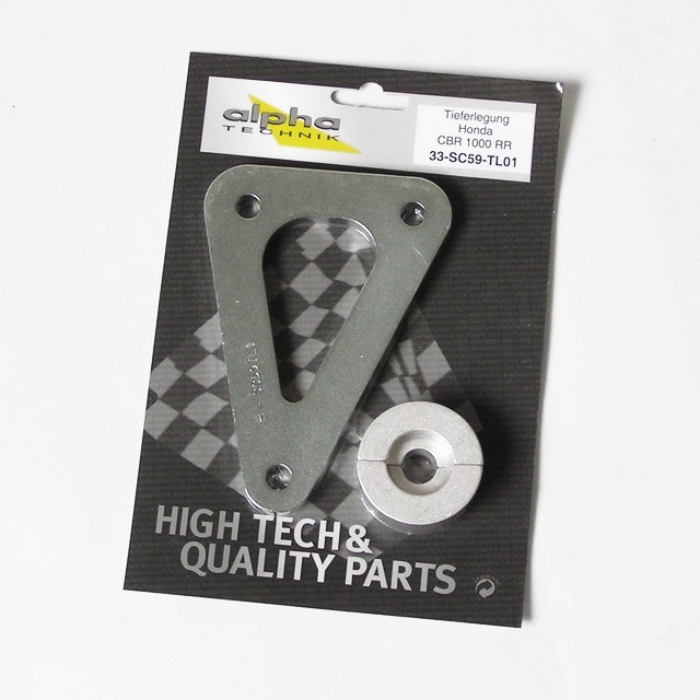 alpha Technik Tieferlegungssatz 30mm Honda CBR1000RR; Typ SC59; Modelljahr 2008-