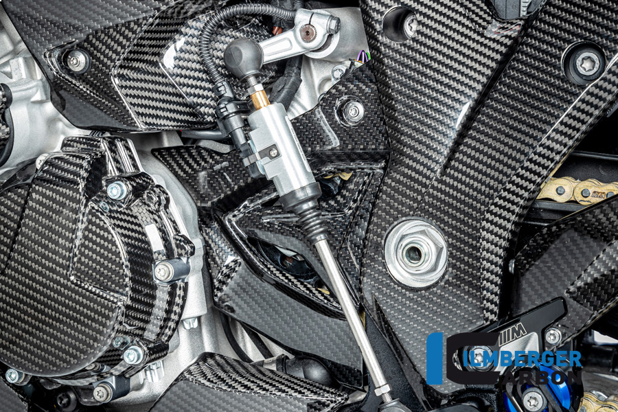 Ilmberger Carbon Ritzelabdeckung, glänzend, BMW S1000XR 2020- und M1000XR, 2X99, 2024