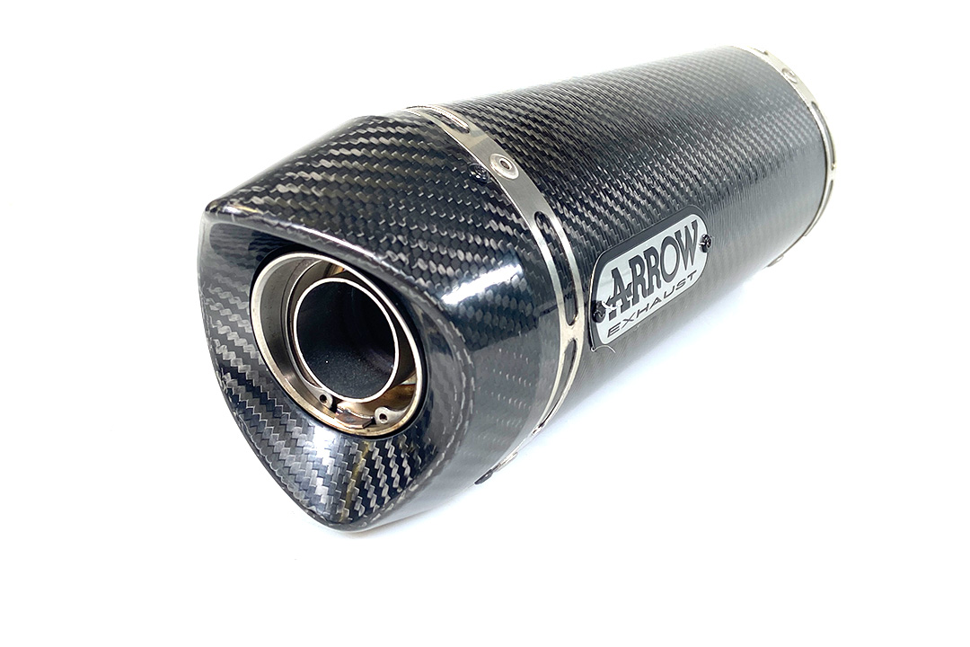 ARROW Auspuff THUNDER für Yamaha MT09 / Tracer 900 2013-, Carbon (Nur mit ARROW Krümmer)