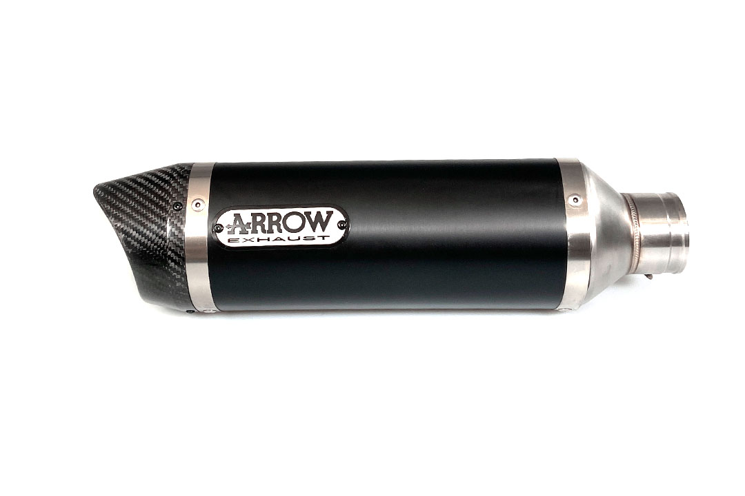 ARROW Auspuff DARK THUNDER Aluminium schwarz für Honda CB1000R 2008-2016