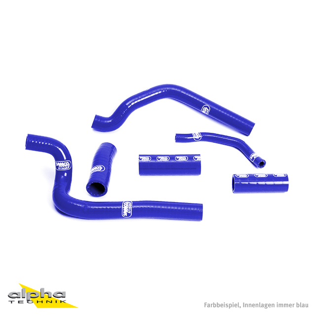 SAMCO SPORT Siliconschlauch Kit blau für Honda CR500R Modelljahr 1989-2001