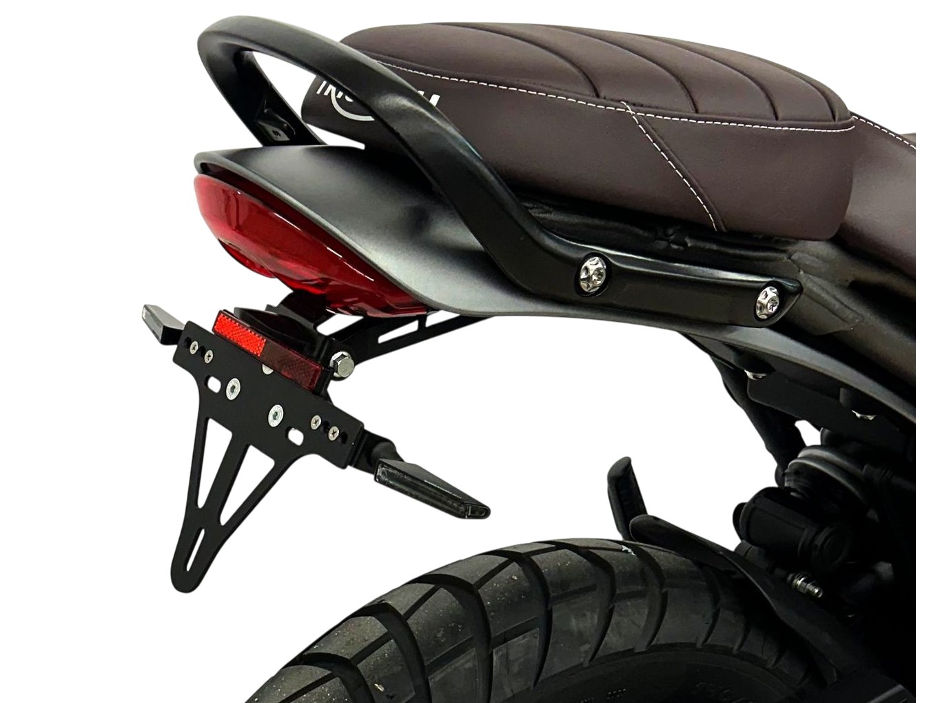 alpha Technik Kennzeichenhalter für Triumph Speed 400, Scambler 400 X, Typ 010, Modelljahr 2024-.