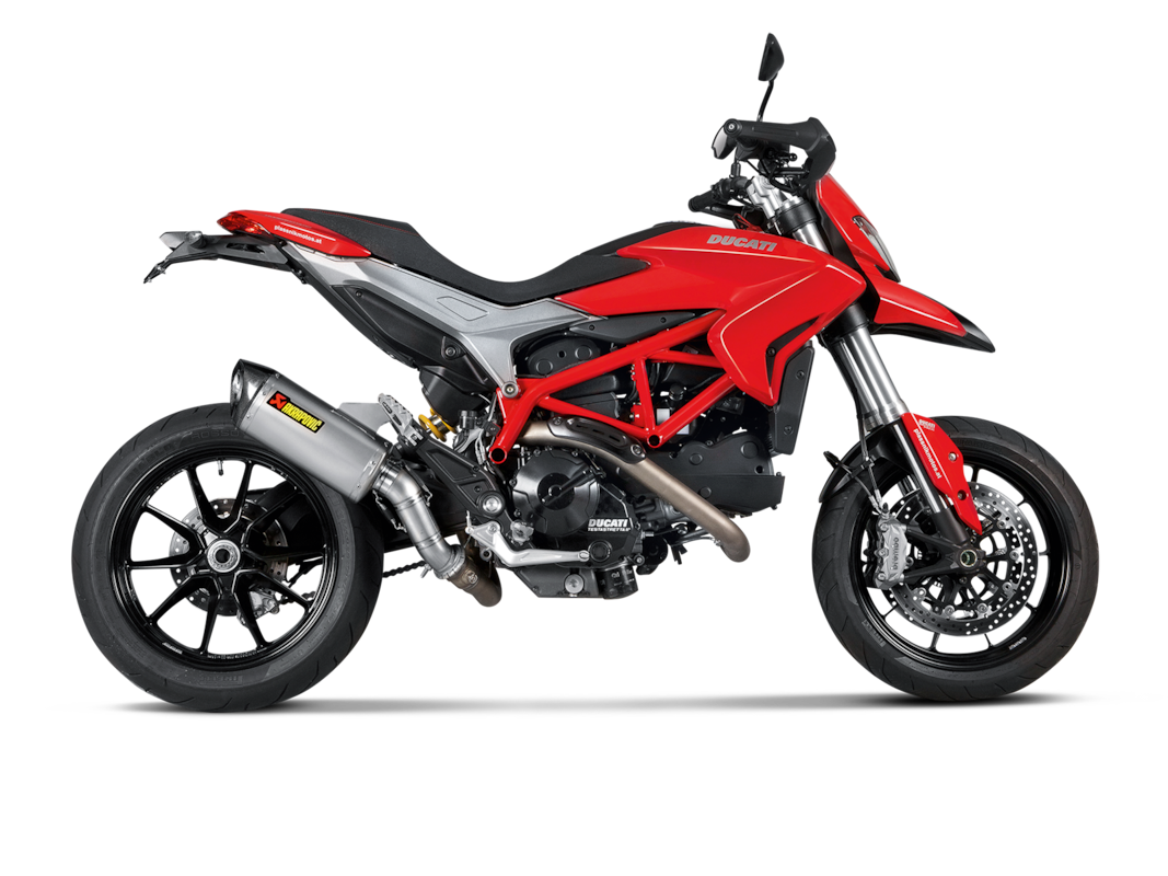 Akrapovic Link Pipe (Titanium) Auspuffanlage für Ducati Hypermotard Modelljahr 2013-2018 Hyperstrada Modelljahr 2013-2018