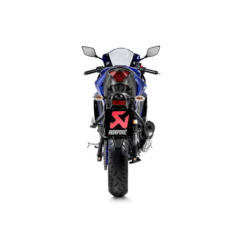 Akrapovic Slip-On Line (Carbon) Auspuff für Yamaha MT-03 2016-2019 / MT-03 2020- / YZF-R25 2014- / YZF-R3 2015-2018 / YZF-R3 2019-