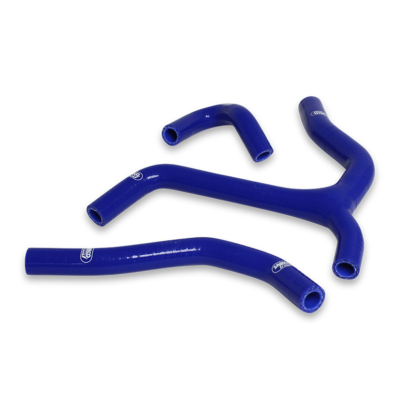 SAMCO SPORT Siliconschlauch Kit Y-Stück - Race Design blau für Kawasaki KX250 (4T), 2025-2026